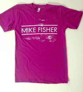 Image of Mike Fisher T-Shirt - Raspberry 