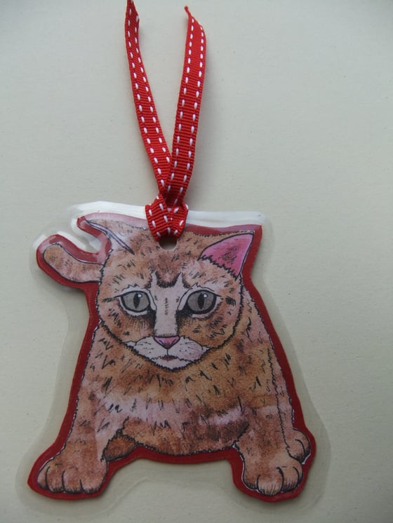 Image of Brown Cat Bookmark