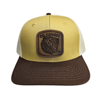 Image 1 of Snapback Go Savage - crema con cafe