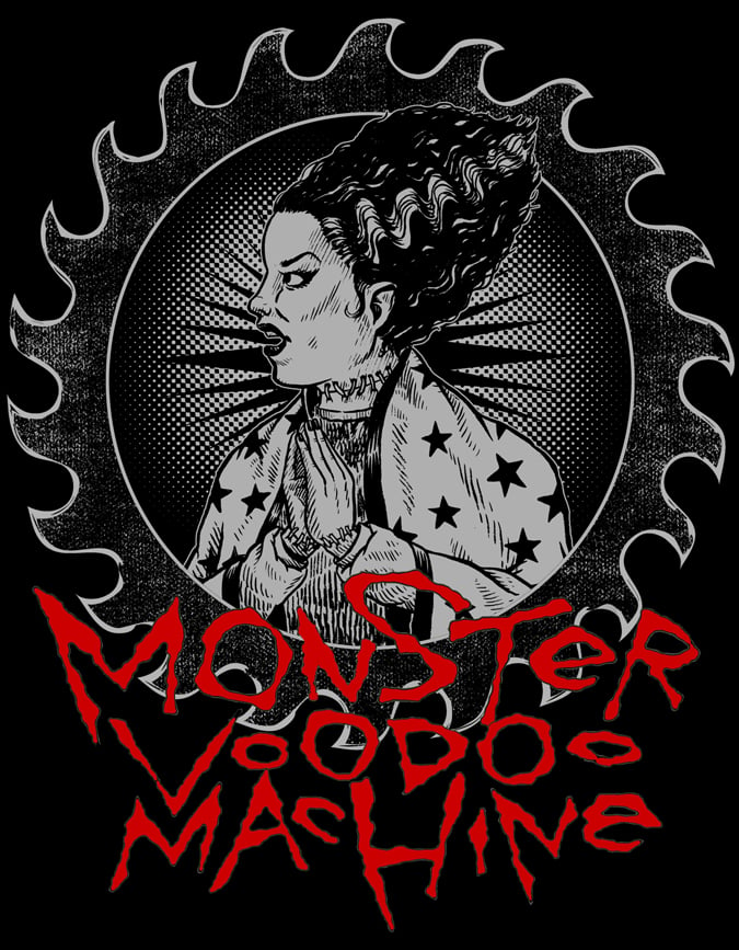 Monster Voodoo Machine 'Rise Demon Rise' 2013 T-Shirt