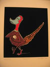 <b>Paul Frank's </b>RARE Signed & Numbered Print<br><b>"Fezzant"</b>