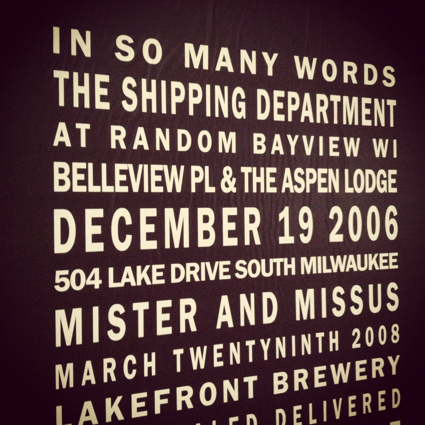 Custom Typography Signs / Lemon Curd Designs