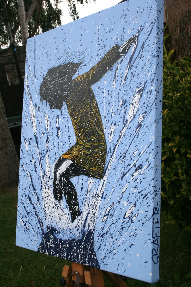 Image of "SplashBack" Canvas Edition - Blue