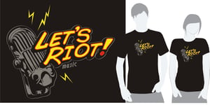 Image of Let's Riot Music Mic Tee