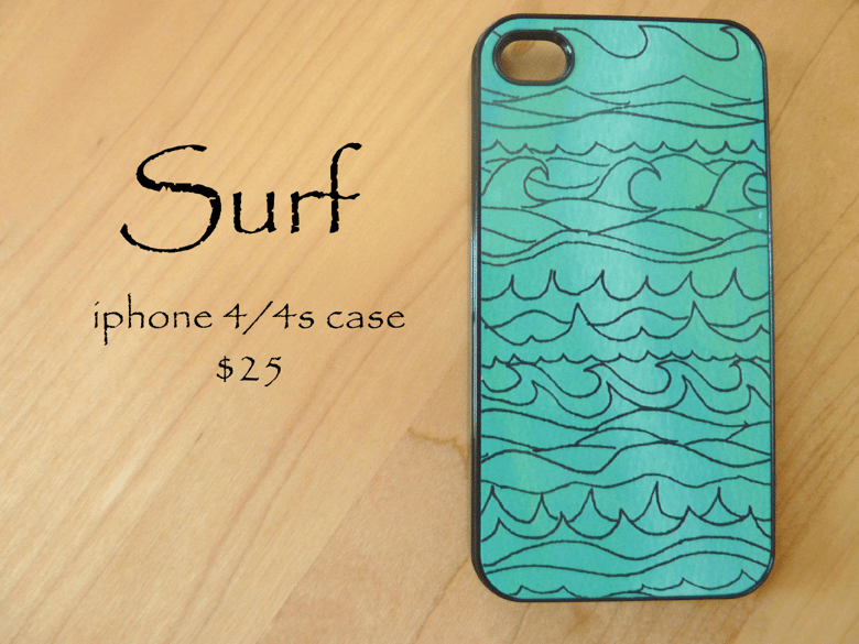 Image of Surf iphone 4/4s case