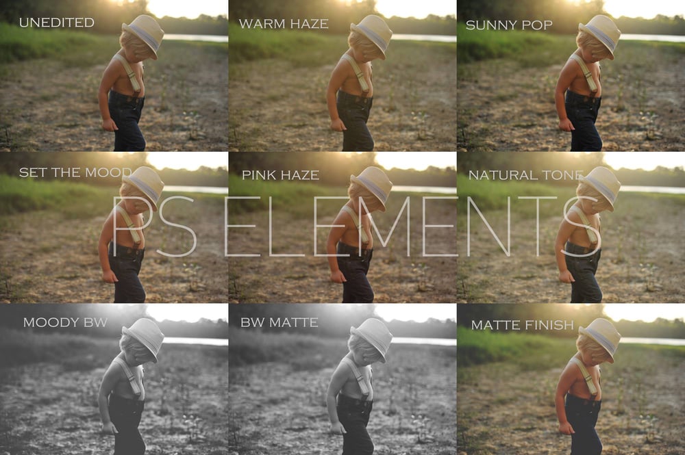 Image of Sunset Collection for PSE, all versions