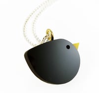 Image 2 of Blackbird pendant necklace