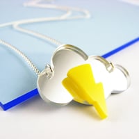 Image 2 of Stormy Cloud necklace