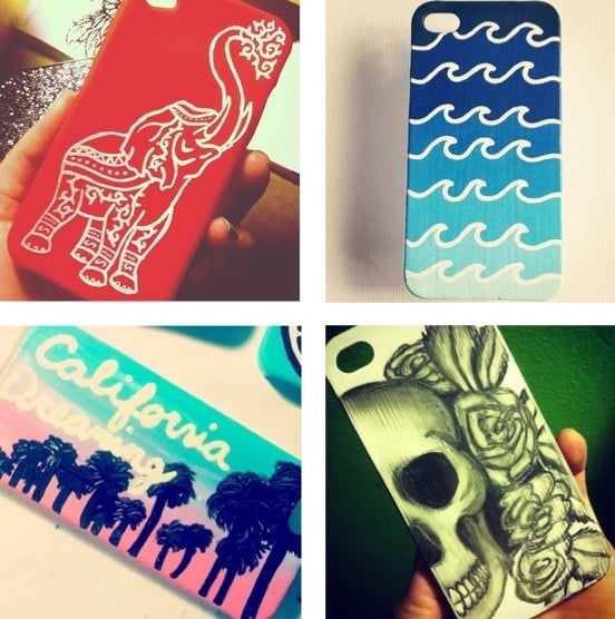 Image of Custom designed, Hand Painted "CasesByCatherine" iPhone Cases