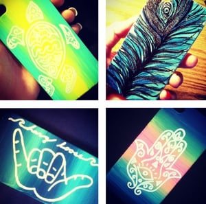 Image of Custom Designed Hand Painted "CasesByCatherine" iPhone Cases (cont.)