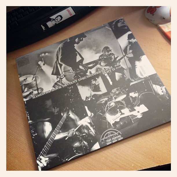GUNSLINGERS 'Massacre-Rock Deviant Inquisitors' White Vinyl 12"