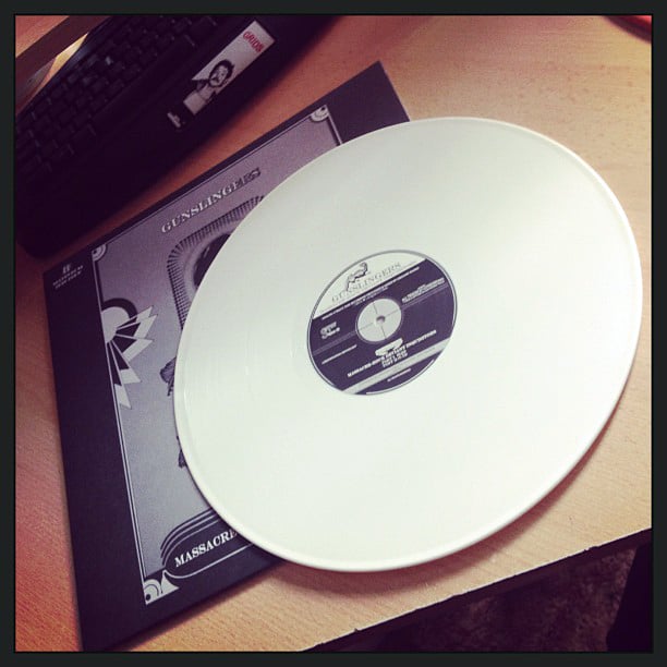 GUNSLINGERS 'Massacre-Rock Deviant Inquisitors' White Vinyl 12"