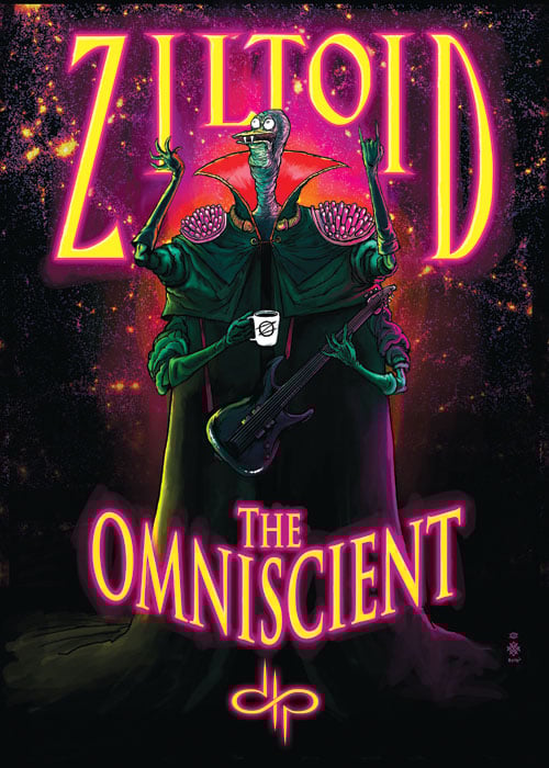 Weird Love comics — Ziltoid the Omniscient print