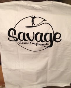 Image of Savage Surfboards Longboard T Shirt