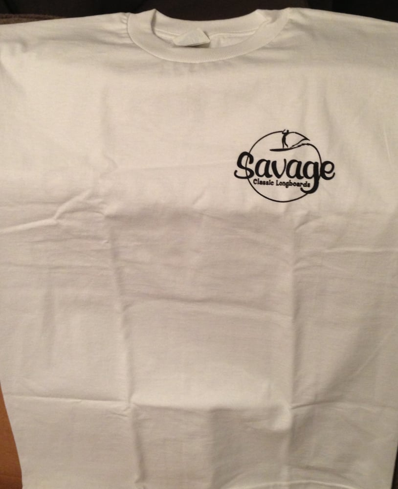 Image of Savage Surfboards Longboard T Shirt