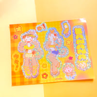 Ukki Summer! Original Sticker Sheet