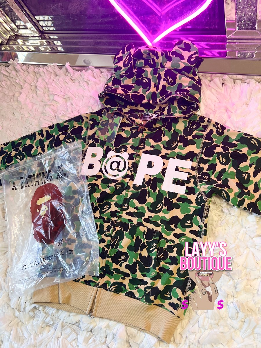 Bape Bear Hoodies Layys Closet