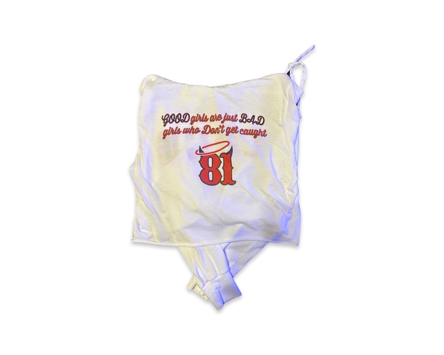 Image of Crop T-shirt Hoodie