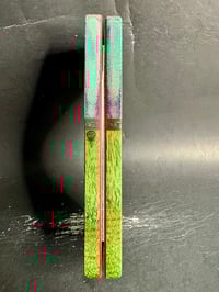 Image 4 of G-carta & Curly Narra GLOW Segmented Knife Scales