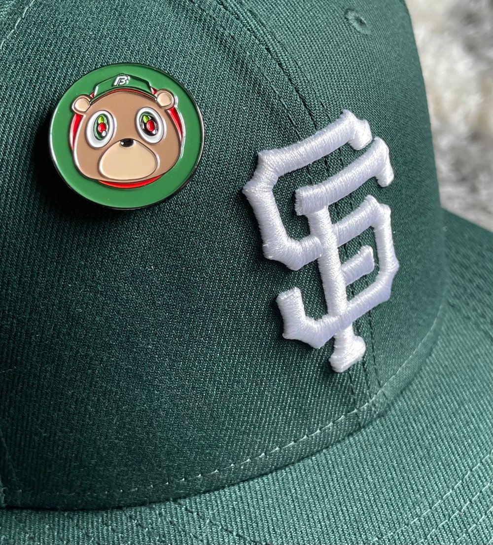 Image of Bear Pin - Club Watermelon