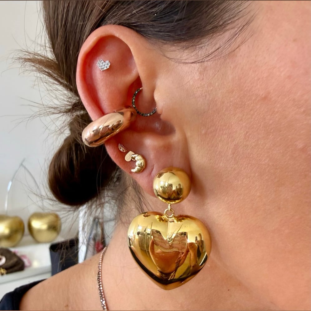 Image of EARCUFF BALLOON ARGENTO 925