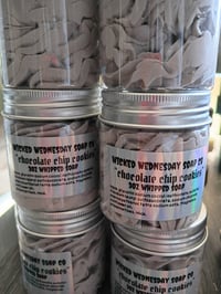 "Chocolate chip cookies' whipped soap jars