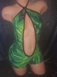 Image 3 of UV REACTIVE SHORTS ROMPERS 4 PRINTS!