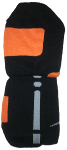 Image of *NEW* *RARE* Black/Silver/Orange ORIGINAL Nike Elite Socks!