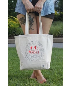 Image of 'TO MARKET' TOTE BAG -BY- Tuesday Bassen