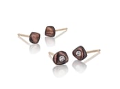 Image of pebble stud earrings