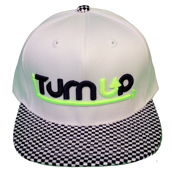 Image of Turn Up! Checkers Not Chess - Black On White