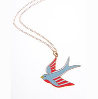 Image 1 of Swallow Necklace Gold