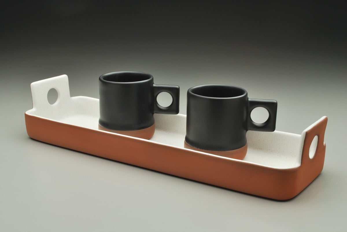 Double Shot Coffee Cup Combines Mug And Espresso Cup In One