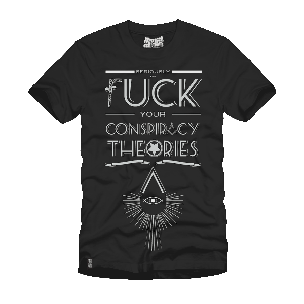 Image of Conspiracy Theories Black Tee