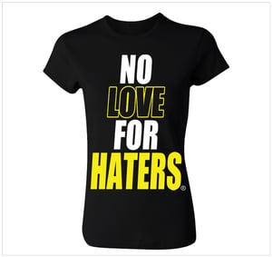 Image of No Love For Haters Yellow Tee