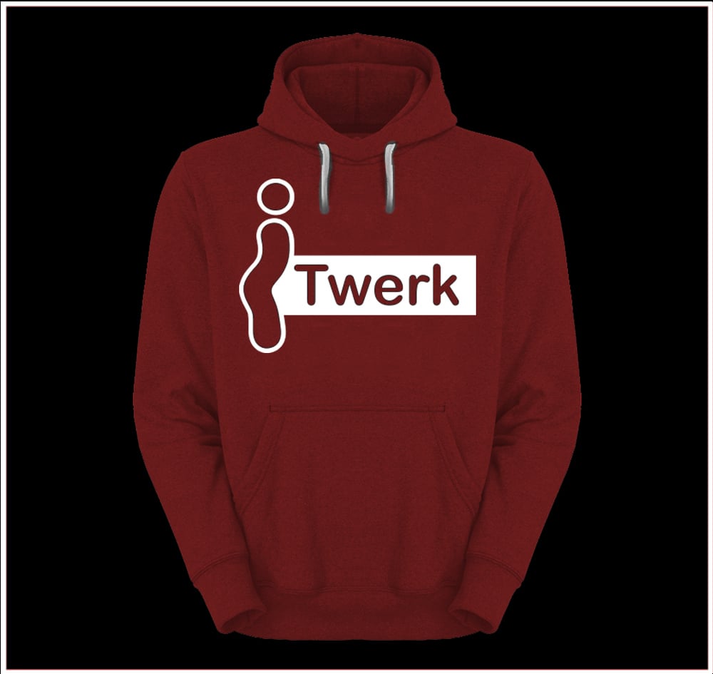 Image of itwerk ladies red hoodie