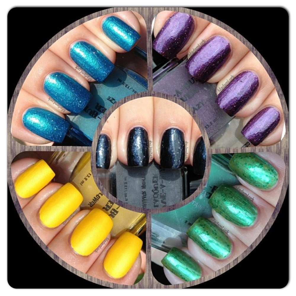 Image of Set of 5 Love-A-Bull Lacquer Polishes