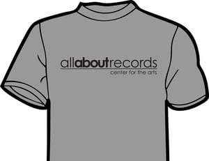 Image of allaboutrecords center for the arts t-shirt