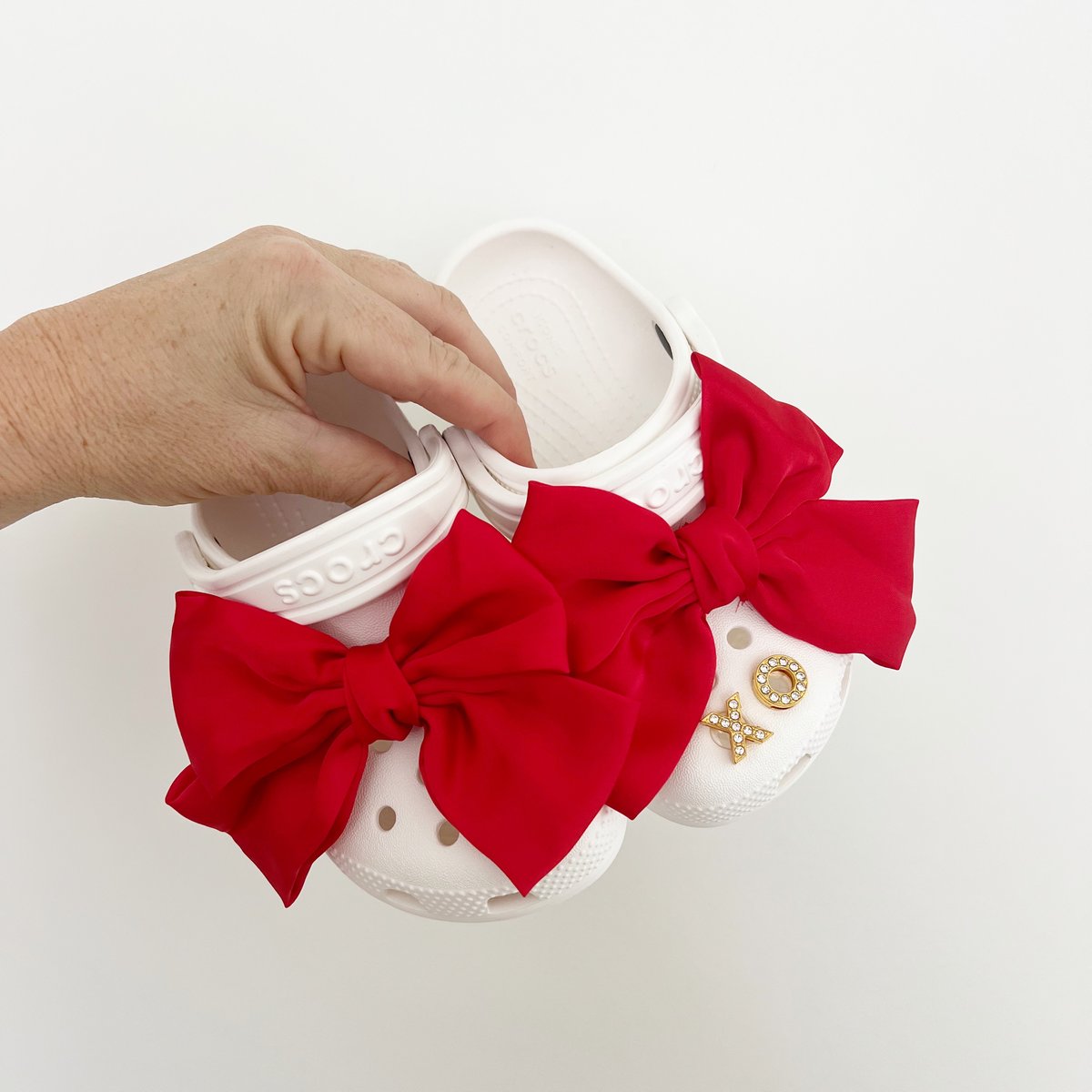 the daydream republic — Minnie Mouse Croc Bows (Large)