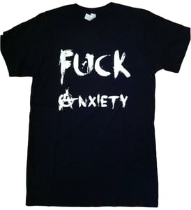 Image of Fuck Anxiety Men's Black T