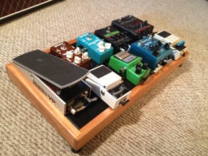 Image of Mahogany Flatframe Pedalboard