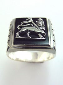 Image of Lion of Judah Ring Silver
