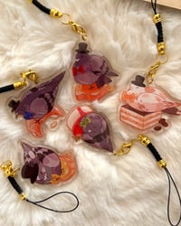 Image 5 of Pastry Pigeons Gacha blind-bag phone charms!