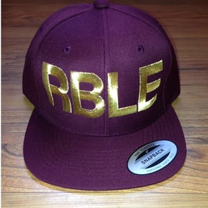 Image of Classic RBLE Snapback "Maroon x GXLD" 