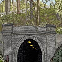 Image 2 of Fernleigh Track Tunnel Limited Edition Digital Print