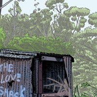 Image 2 of The Love Shack On Fernliegh Track Limited Edition Digital print