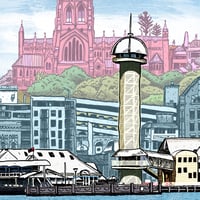Image 3 of Newcastle From Stockton Limited Edition Digital Print