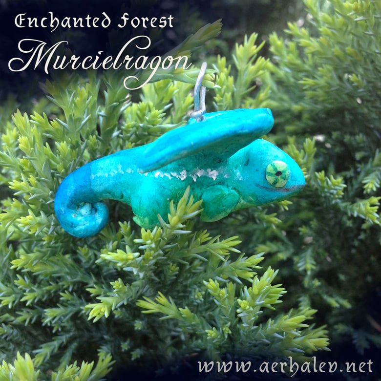 Image of Enchanted Forest Murcielragon Pendant