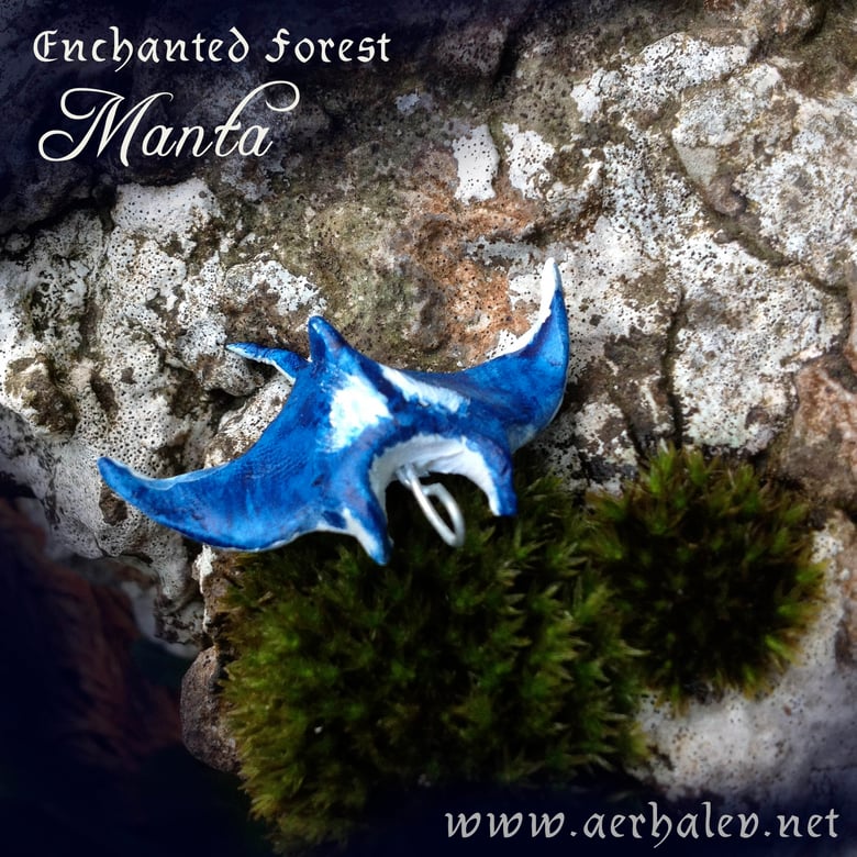 Image of Enchanted Forest Manta Pendant
