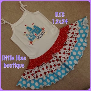 Image of OOAK Tank style upcycles dress 12x24